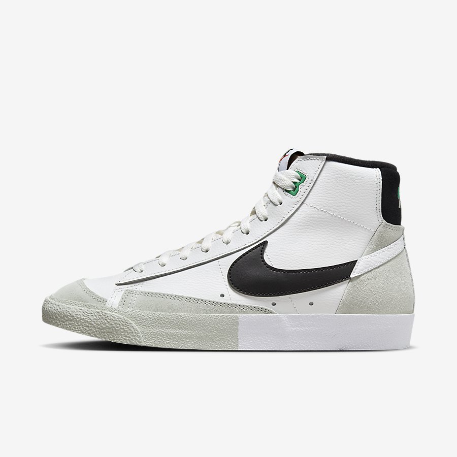 Giày Nike Blazer Mid '77 Premium Nam Trắng Đen 